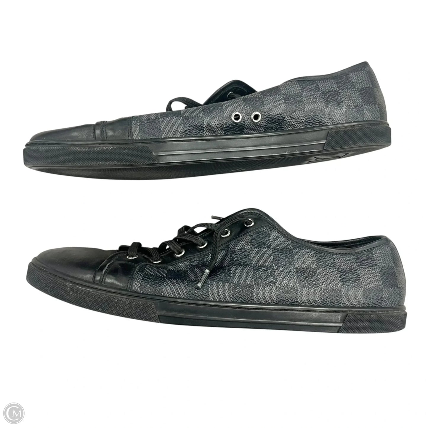Shoes Luxury Designer By Louis Vuitton In Black, Size: 11