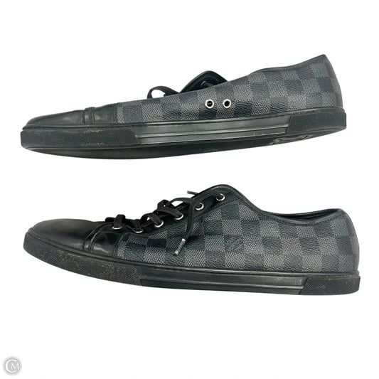 Shoes Luxury Designer By Louis Vuitton In Black, Size: 11