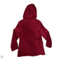 Coat Luxury Designer By Burberry In Burgundy, Size: Xs
