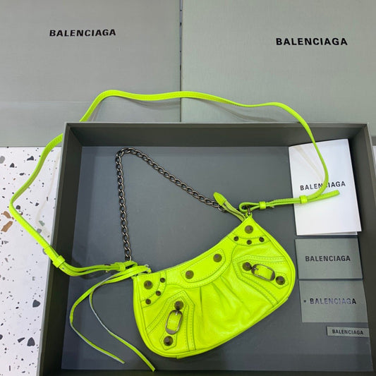 BLN-Ciaga Le Cagole Mini Bag With Chain Light Green, For Women,  Bags 8.2in/21cm