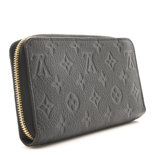 Louis Vuitton Empreinte Zippy Wallet Black