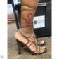 Sandals Designer By Gucci In Brown, Size: 8