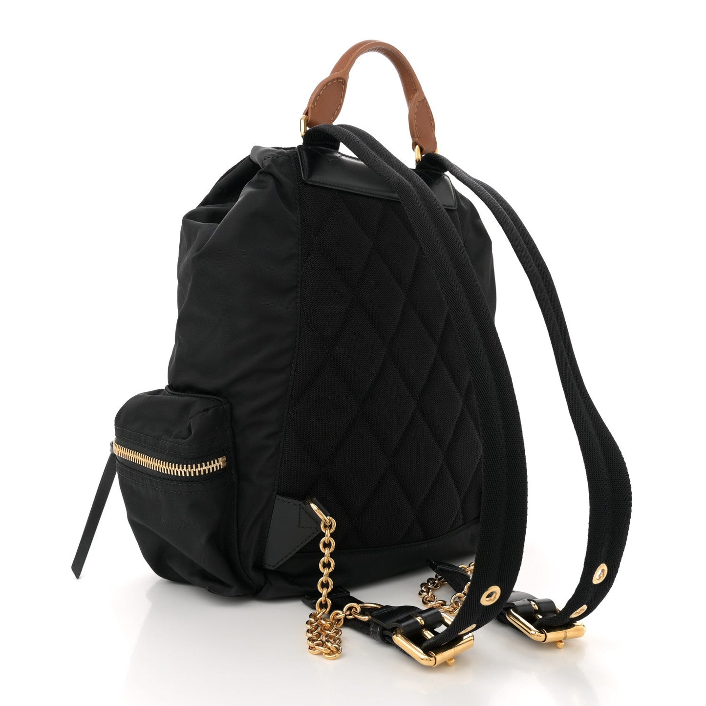 Amelia Nylon Medium Rucksack Backpack Black