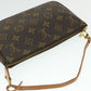 Louis Vuitton Pochette Accessoire  Canvas Clutch Bag