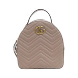 Gucci GG MARMONT Quilting Chevron Leather Backpack