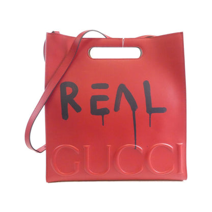 Gucci Gucci Ghost Print Leather Bag