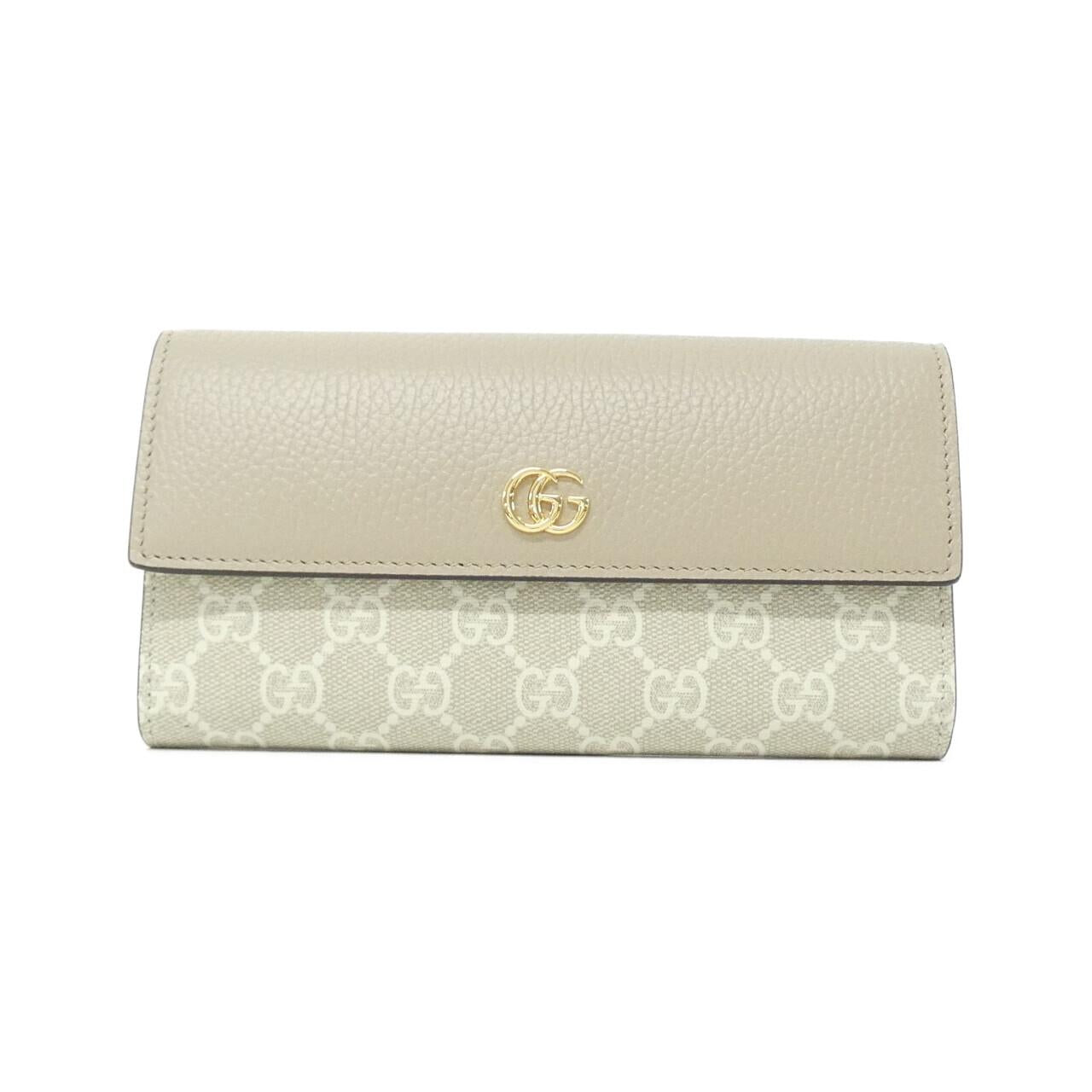 Gucci GG MARMONT GG Supreme Canvas Long Wallet