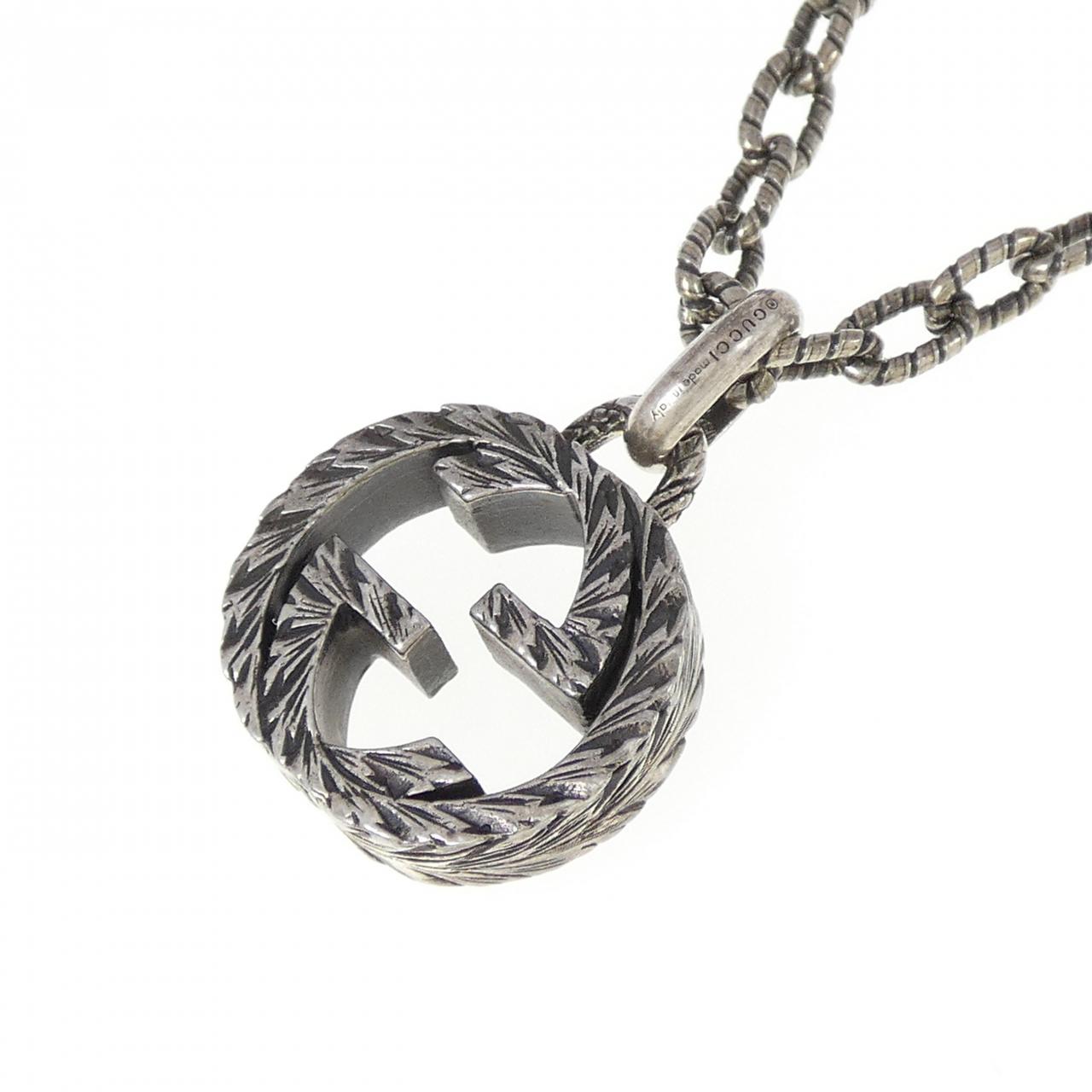 Gucci Interlocking G 925 Silver Necklace
