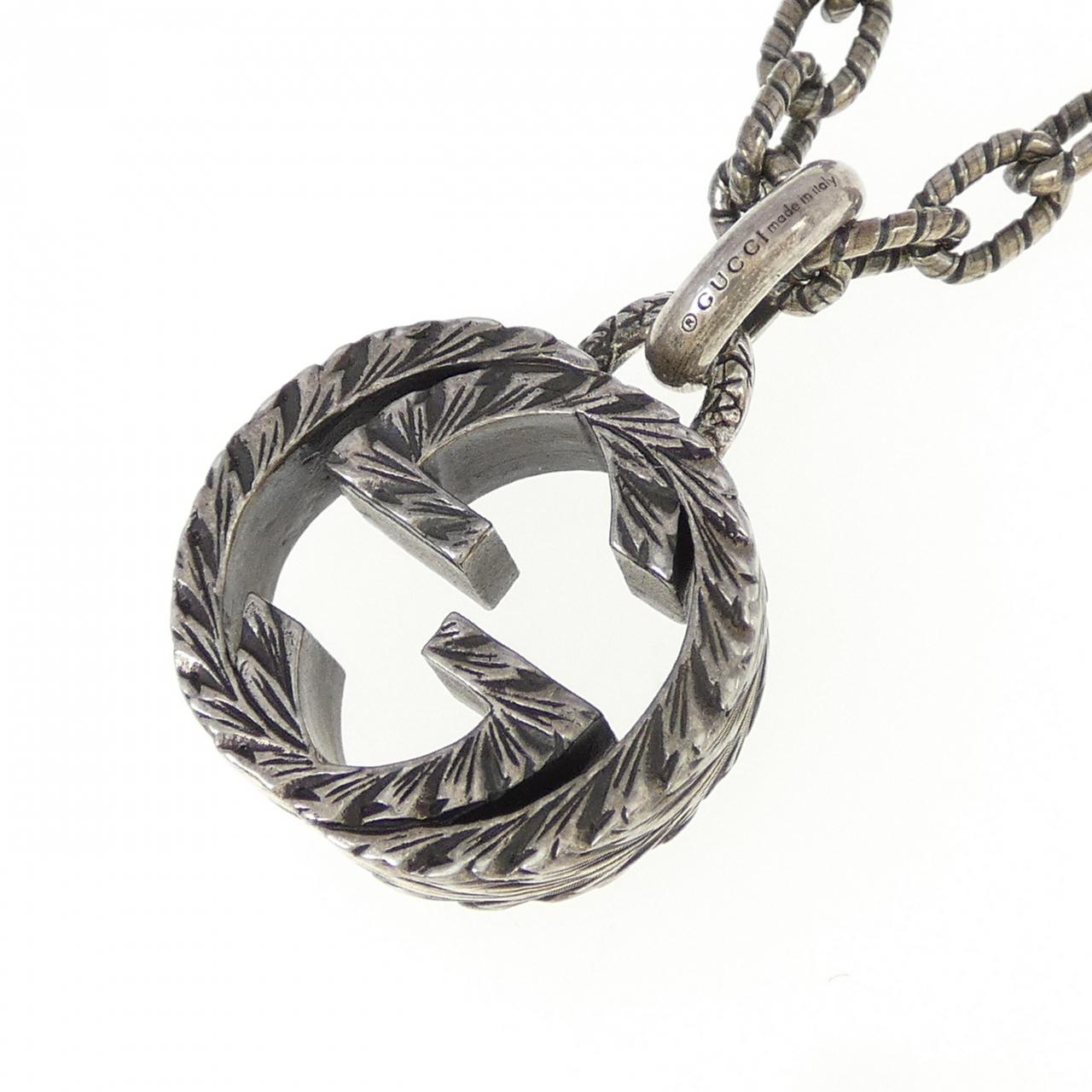 Gucci Interlocking G 925 Silver Necklace