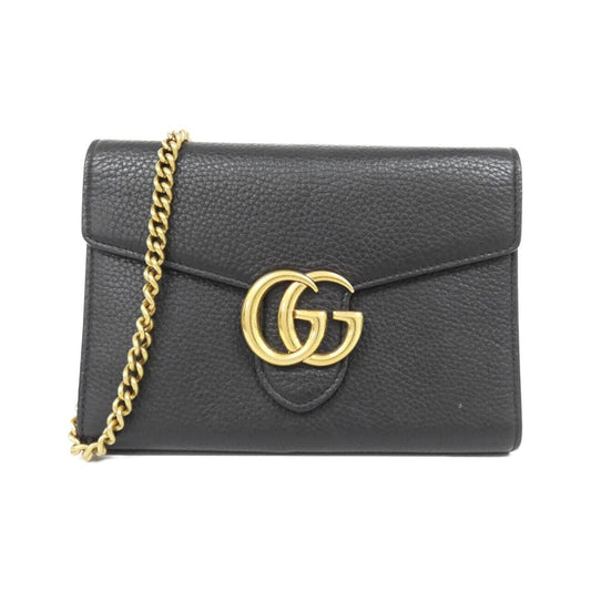 Gucci GG MARMONT Leather Chain Wallet