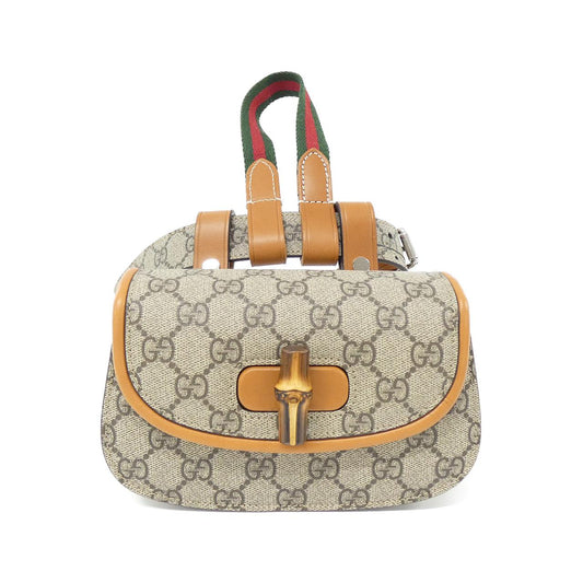 Gucci BAMBOO 1947 GG Supreme Canvas Waist Bag