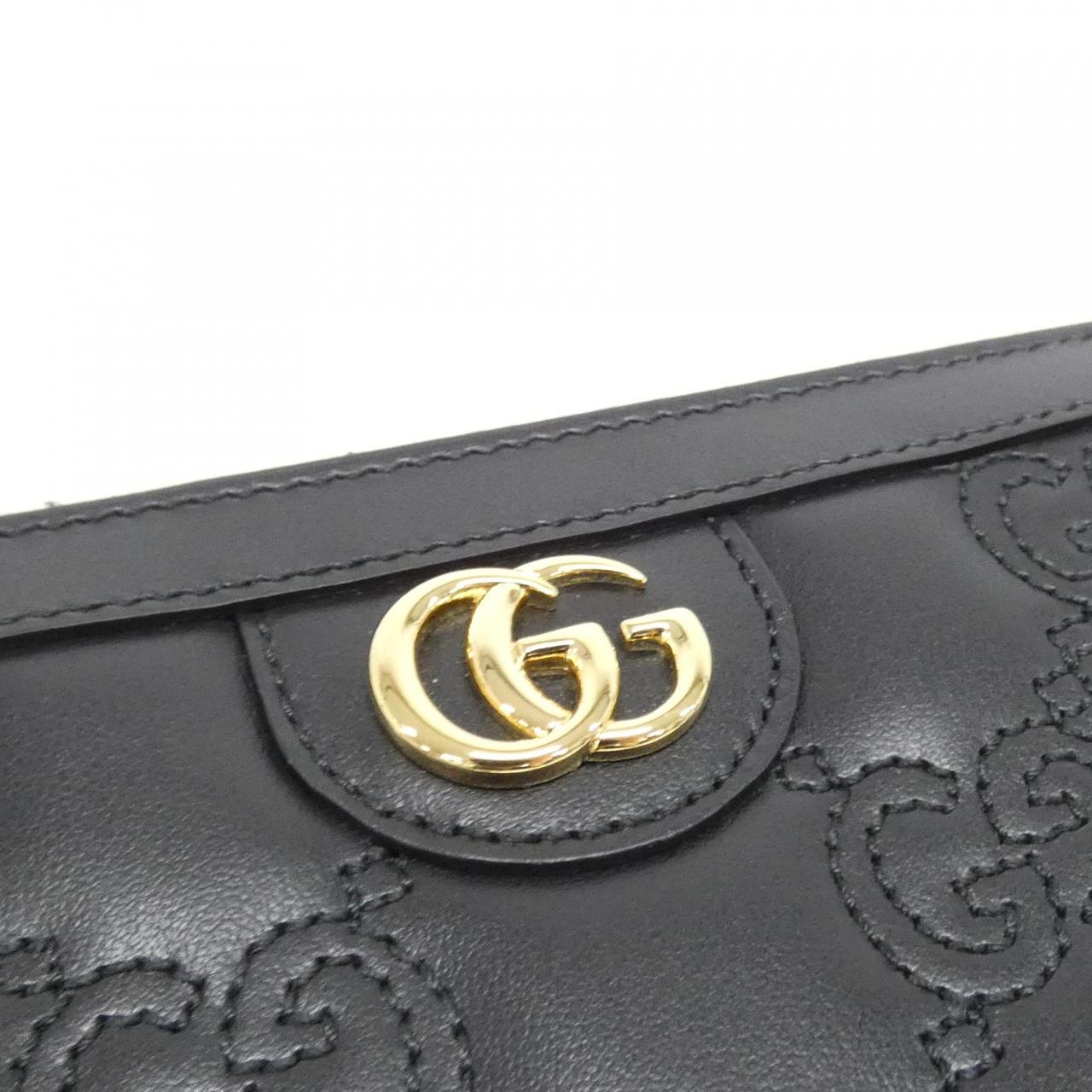Gucci GG Matelassé Leather Long Wallet