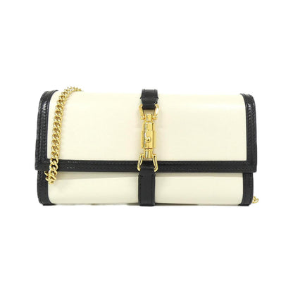 Gucci JACKIE 1961 Leather Chain Wallet
