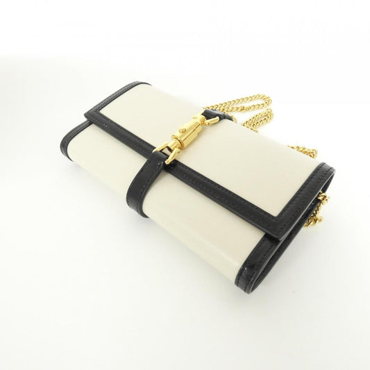 Gucci JACKIE 1961 Leather Chain Wallet