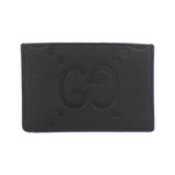 Gucci 812681 AABY0 Maxi GG Grain Leather Card Case