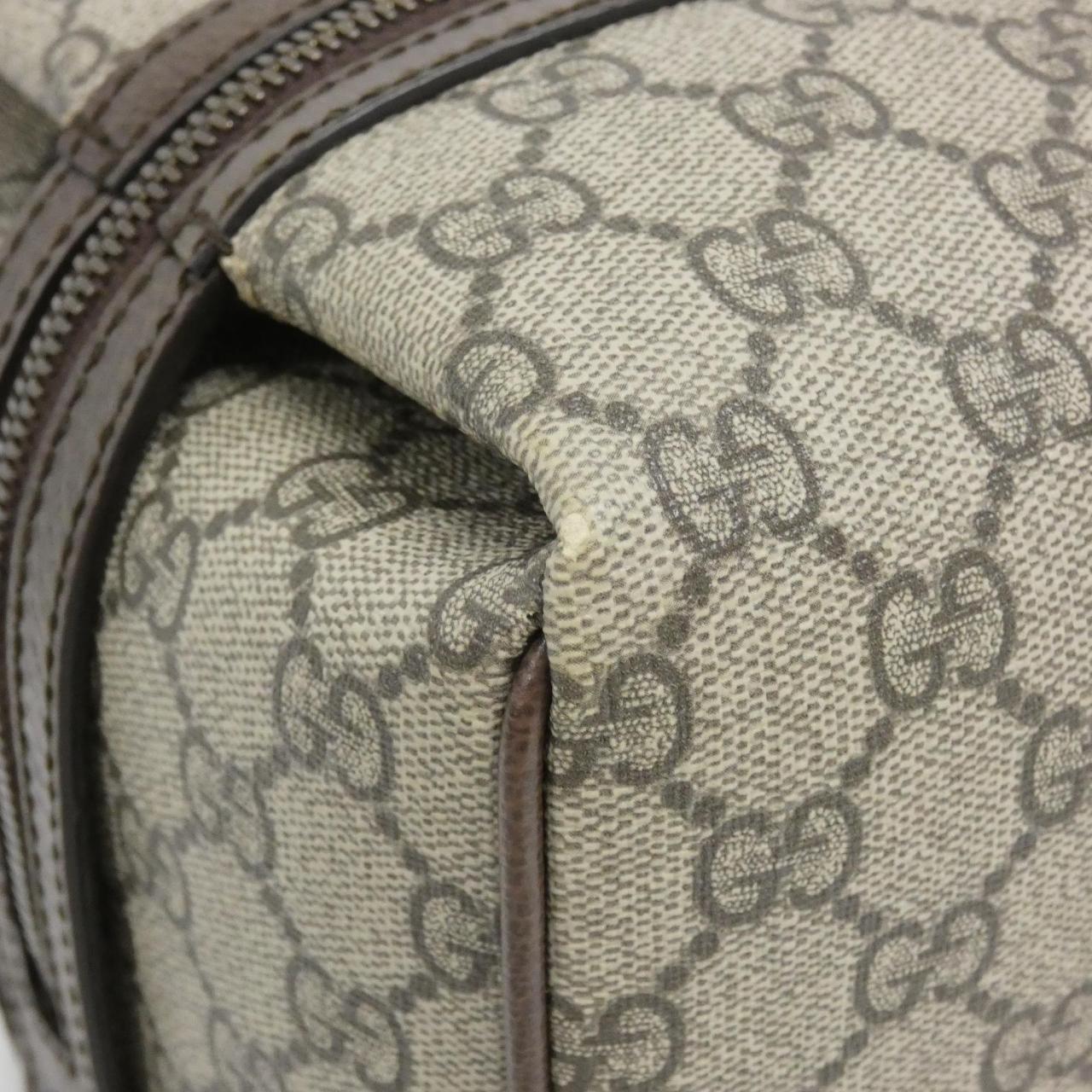 Gucci GUCCI SAVOY GG Supreme Canvas Leather Bag