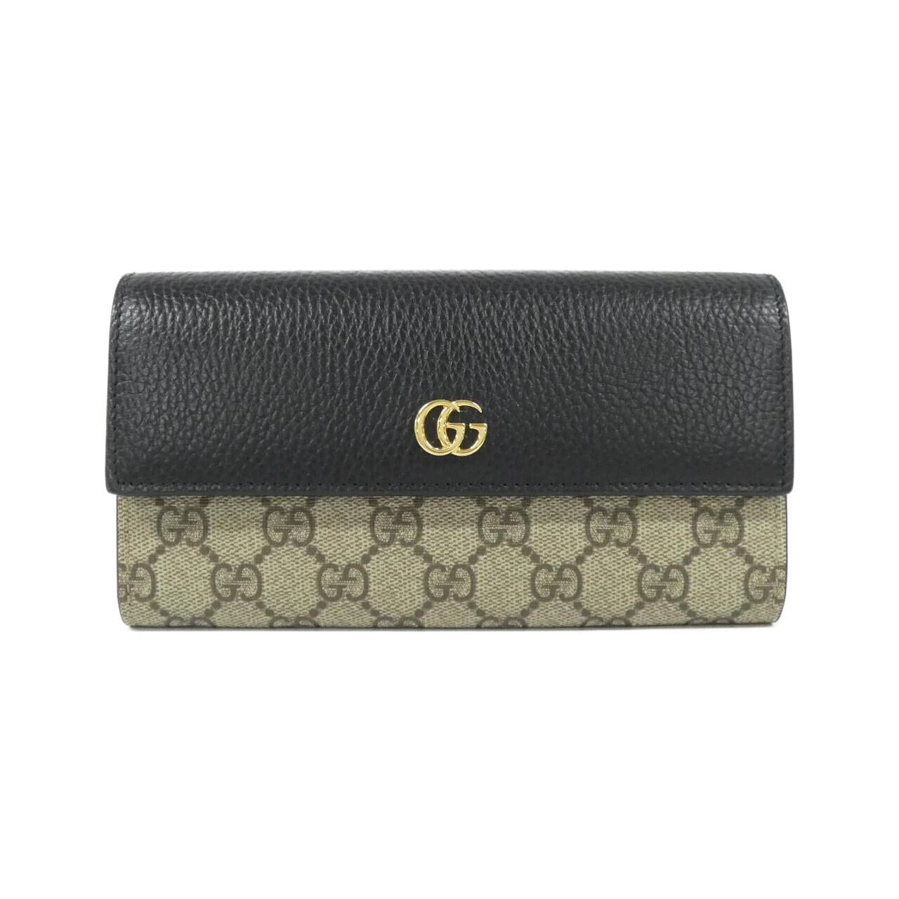 Gucci GG MARMONT GG Supreme Canvas Long Wallet