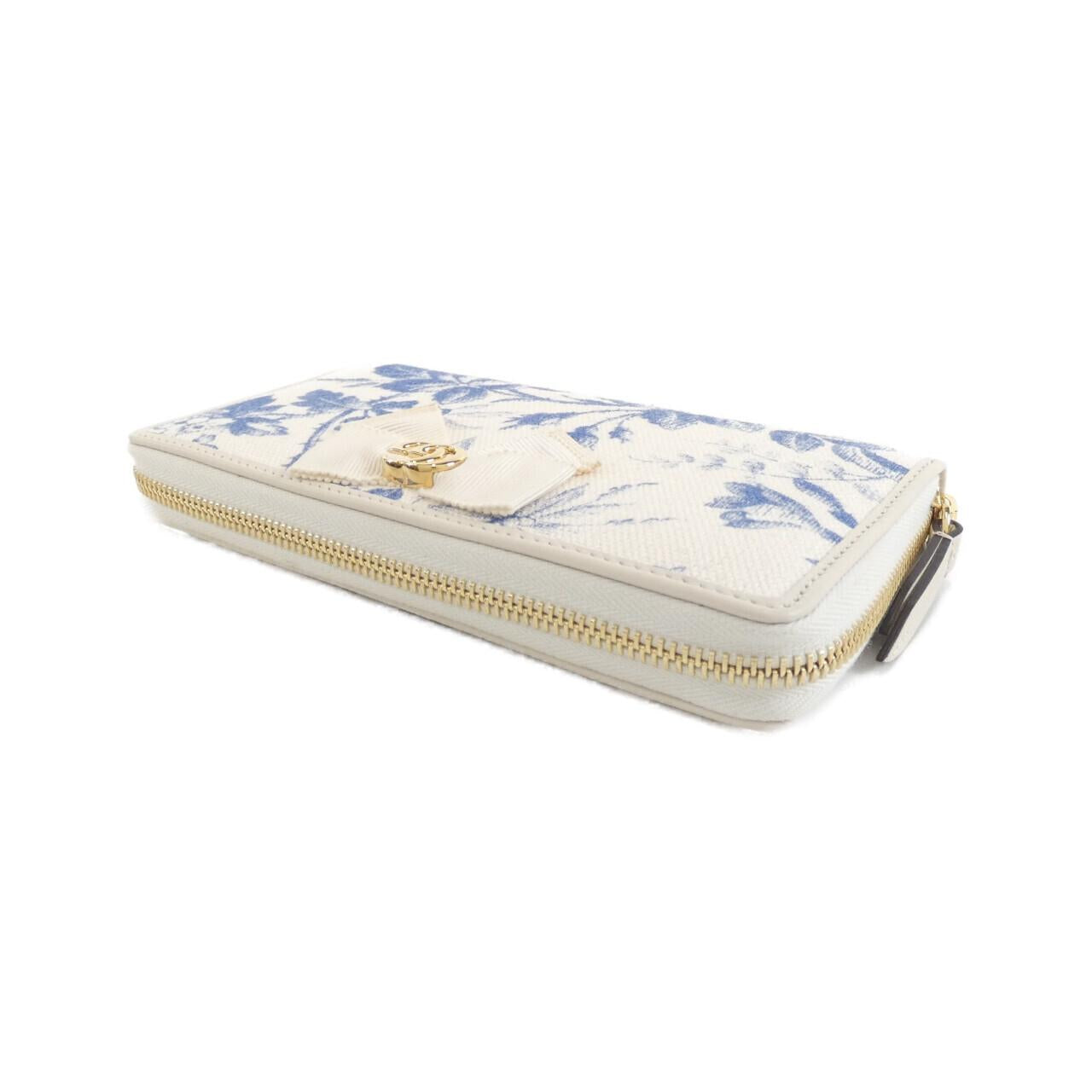 Gucci Herbarium Print Linen Long Wallet