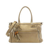 Gucci Metallic Leather Shoulder Bag