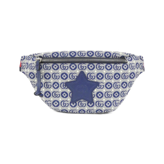Gucci CHILDRENS Double G Geometric Cotton Waist Bag