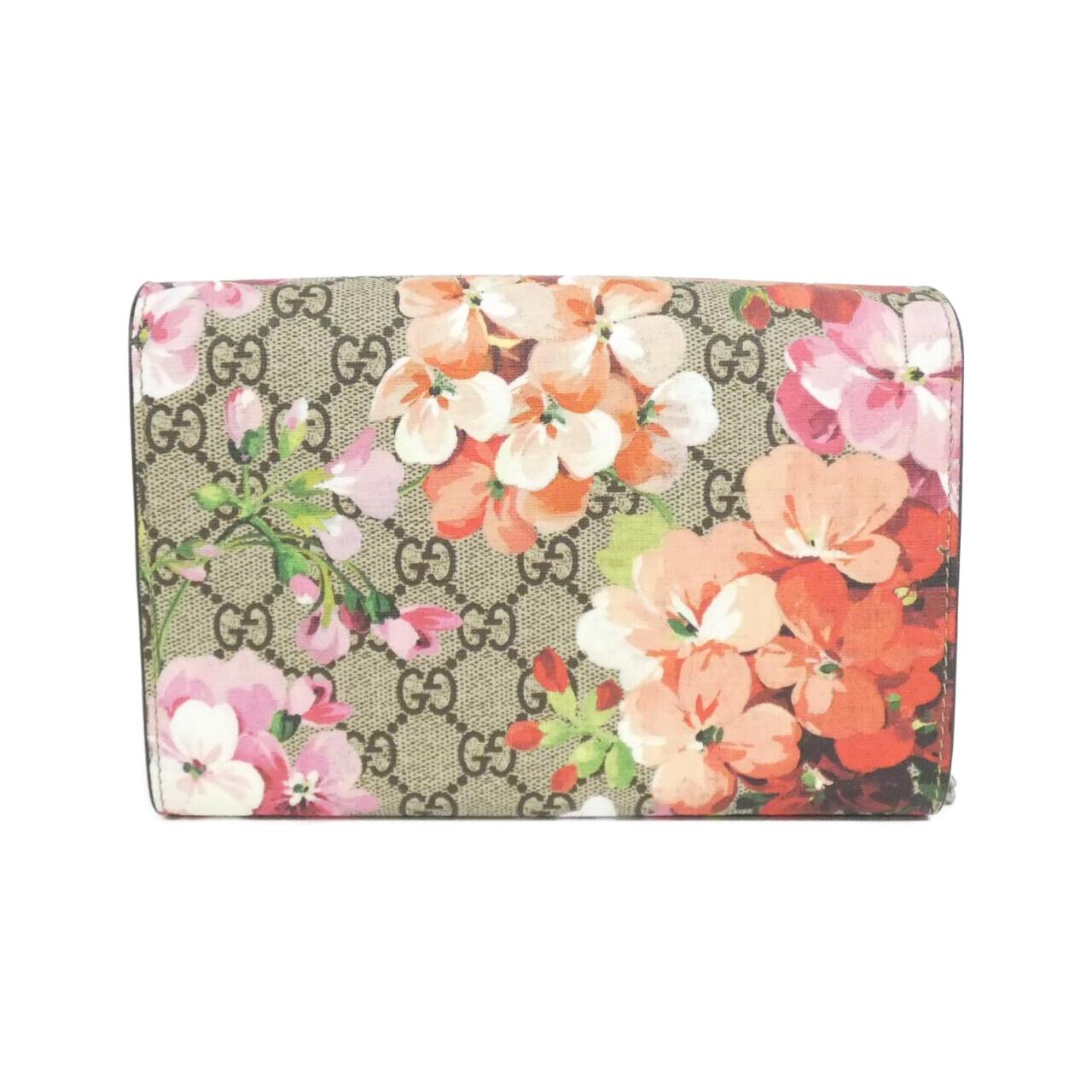 Gucci Dionysus GG Supreme Blooms Chain Wallet