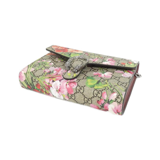 Gucci Dionysus GG Supreme Blooms Chain Wallet