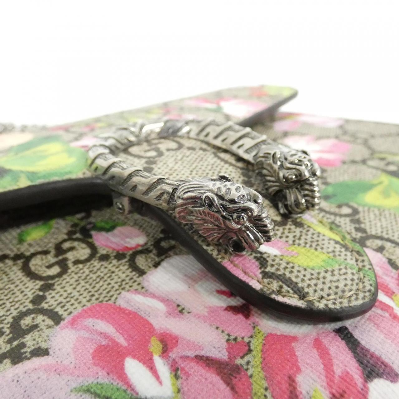 Gucci Dionysus GG Supreme Blooms Chain Wallet