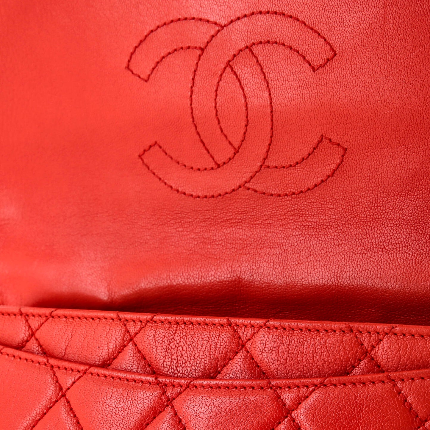 Double Carry Chain Waist Bag Quilted Goatskin Small