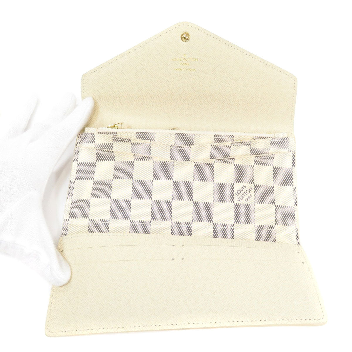 Louis Vuitton Portefeuille Josephine Damier Azur Long Wallet