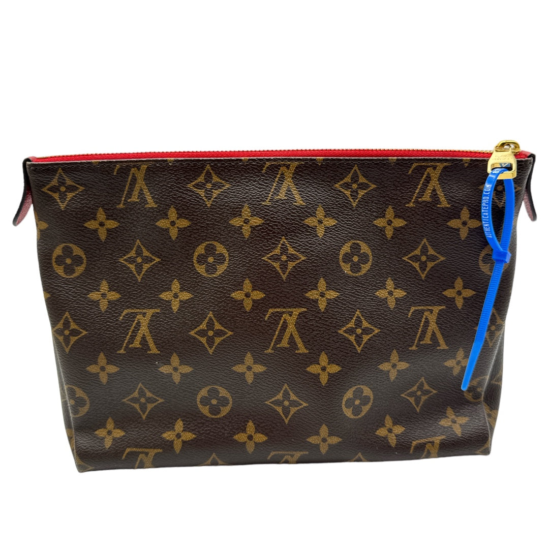 Makeup Bag Luxury Designer By Louis Vuitton  Size: Large