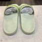 Sandals Luxury Designer By Burberry In Green, Size: 7