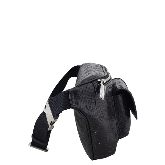 Gucci GG Embossed Leather Belt Bag