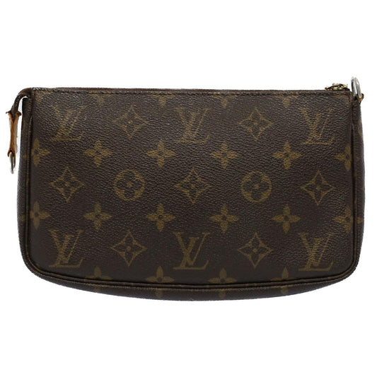 Louis Vuitton Pochette Accessoire  Canvas Clutch Bag