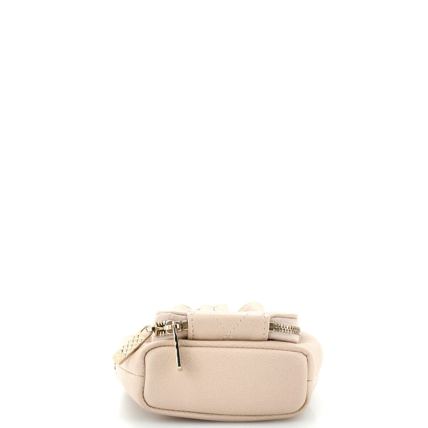 Business Affinity Drawstring Bucket Bag Quilted Caviar Mini