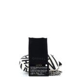 Zip Around Sunglasses Case with Chain Printed Leather