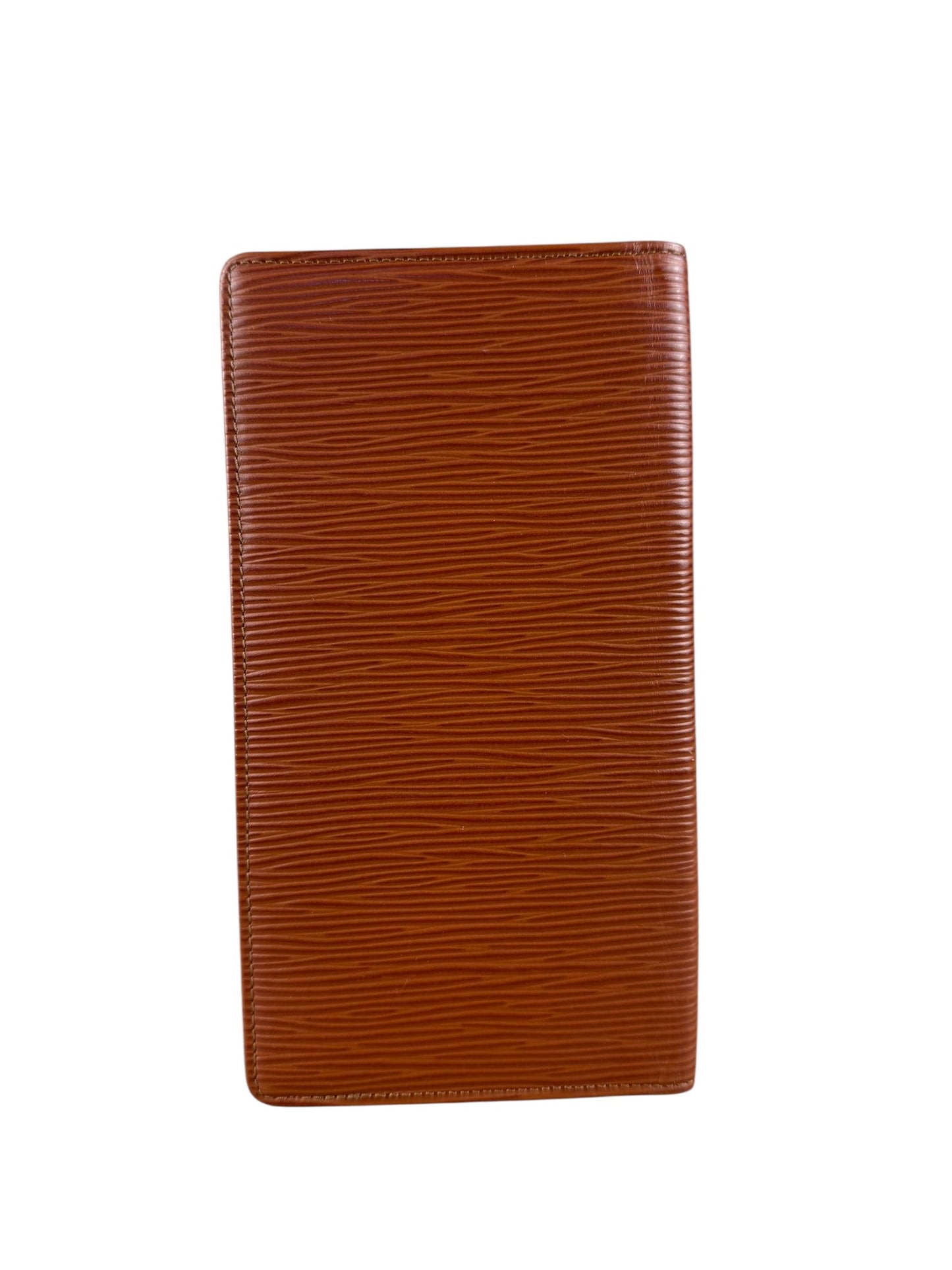 Louis Vuitton Brown Epi Long Bifold Wallet