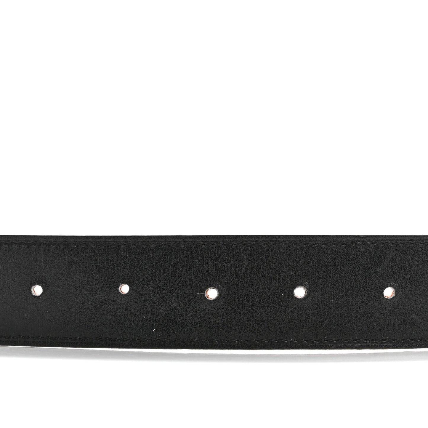 Amelia Box Togo 32mm H Belt 80 32 Black Orange