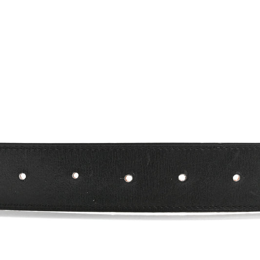 Amelia Box Togo 32mm H Belt 80 32 Black Orange