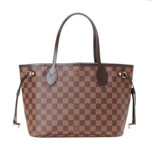 Louis Vuitton Damier Ebene Neverfull PM Tote Bag
