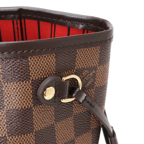 Louis Vuitton Damier Ebene Neverfull PM Tote Bag