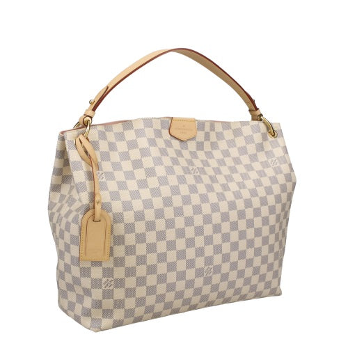 Louis Vuitton Damier Azur Graceful MM Shoulder Bag