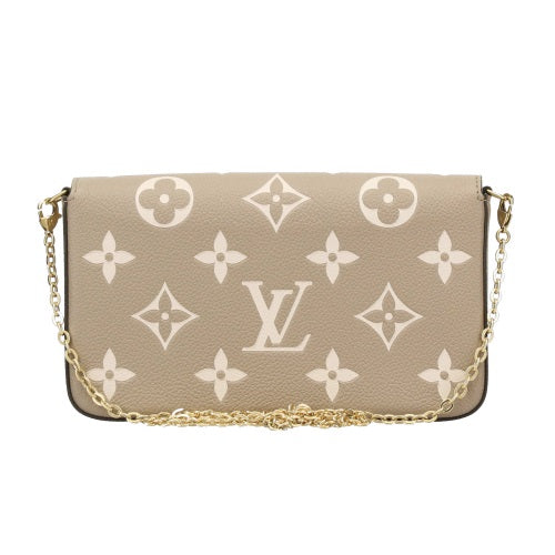 Louis Vuitton Pochette Monogram Empreinte Leather Shoulder Bag