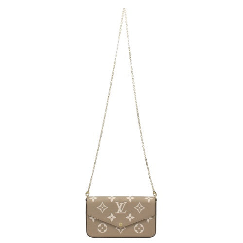 Louis Vuitton Pochette Monogram Empreinte Leather Shoulder Bag