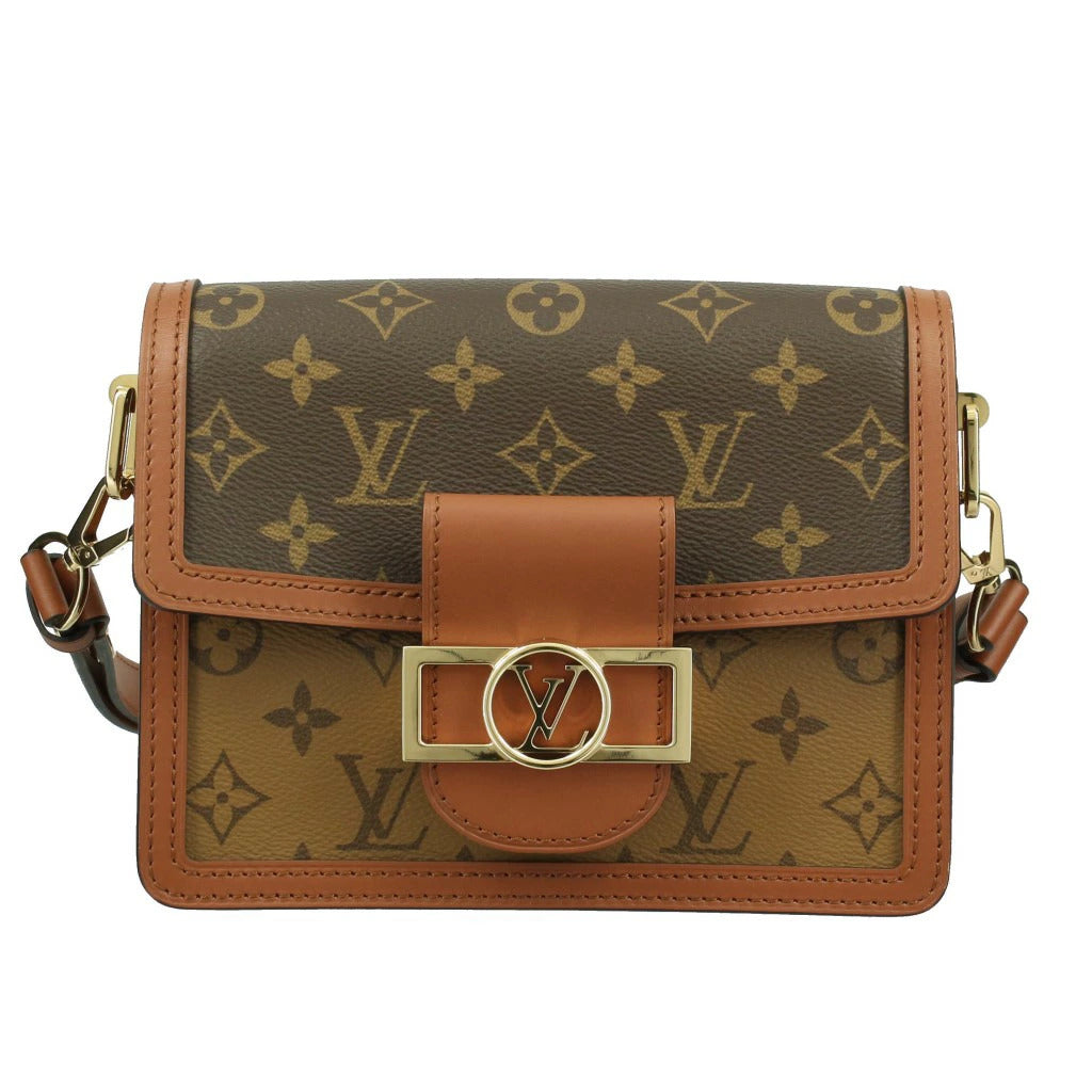 Louis Vuitton Monogram Reverse Dauphine Mini Shoulder Bag