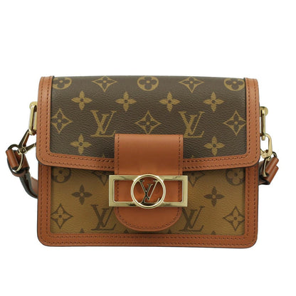 Louis Vuitton Monogram Reverse Dauphine Mini Shoulder Bag