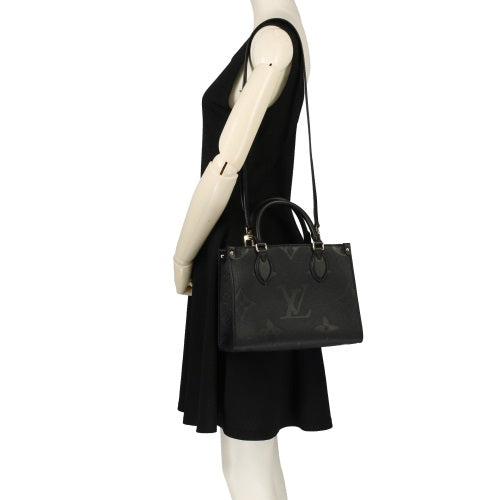 Louis Vuitton On The Go PM Monogram Amplant Handbag