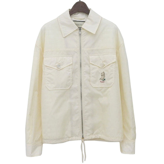 Gucci Cat Embroidery Nylon Coach Jacket
