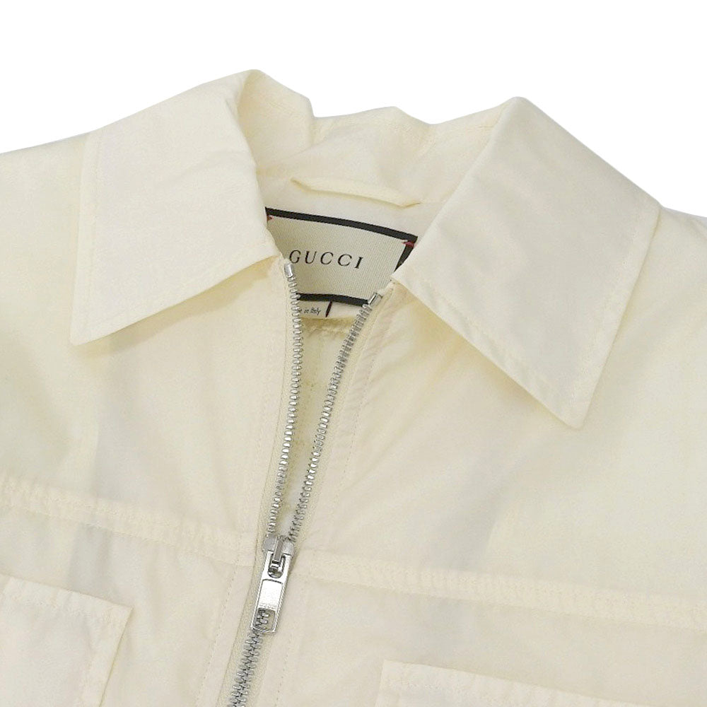 Gucci Cat Embroidery Nylon Coach Jacket