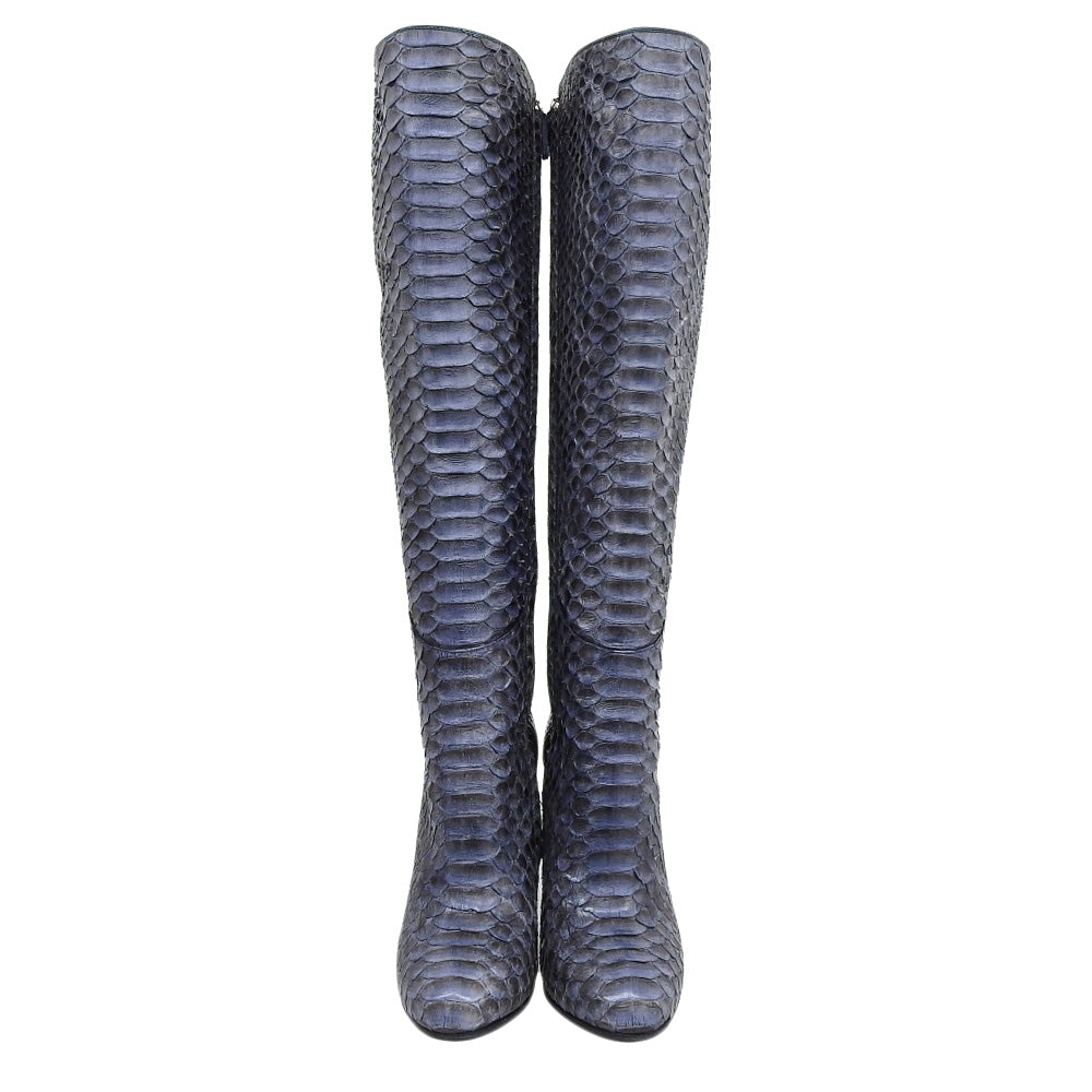 Gucci Python Leather Long Boots