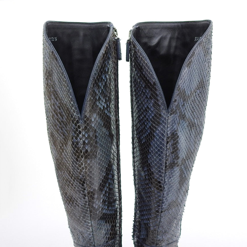 Gucci Python Leather Long Boots